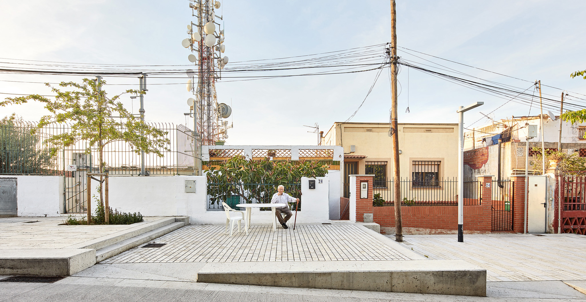 square street - urban refurbishment in Turó de la Rovira, Barcelona